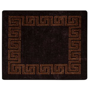 vidaXL Coureur de Tapis MARSA Noir 80 x 100 cm Polyester et PVC