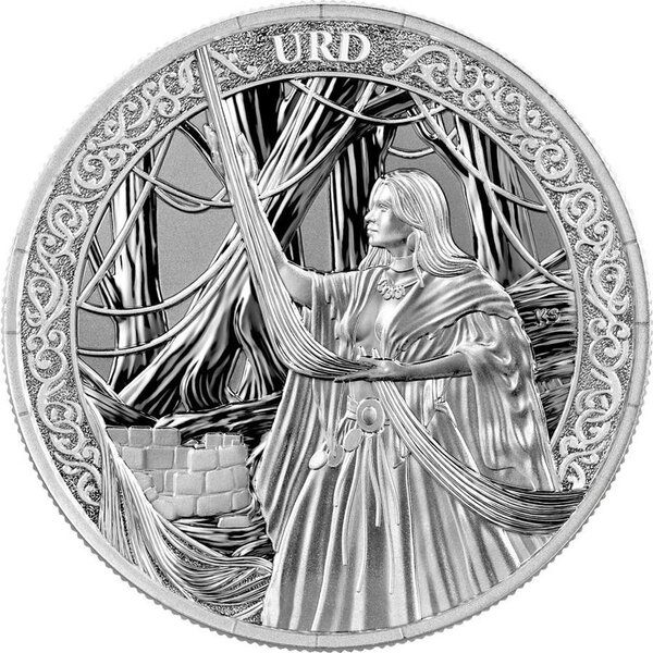 Pièce de monnaie en Argent 5 Mark g 31.1 (1 oz) Millésime 2026 Norns URD