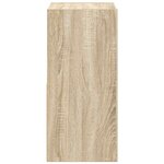 vidaXL Table de chevet Chêne Sonoma 35 x 32 x 68 5 cm