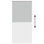 vidaXL Store enrouleur occultant largeur du tissu 100 7 cm polyester