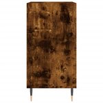 vidaXL Buffet chêne fumé 57x35x70 cm bois d'ingénierie