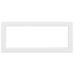 vidaXL Supports d'étagères pour lavabo 2 Pièces blanc rectangulaire acier