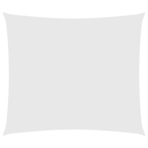 vidaXL Voile de parasol tissu oxford rectangulaire 2 5x3 m blanc