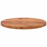 vidaXL Dessus de table Ø50x3 8 cm rond bois massif d'acacia