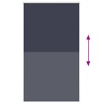 vidaXL Store enrouleur occultant largeur du tissu 136 6 cm polyester