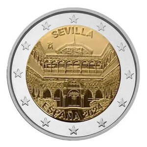 2 euros commémorative Espagne 2024 - Cathédrale de Seville.