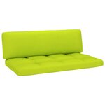 vidaXL Salon de jardin palette 4Pièces avec coussins Bois de pin imprégné