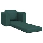 vidaXL Canapé-Lit Vert foncé 98 x 71 x 83 cm tissu