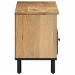 vidaXL Meuble TV 100x33x46 cm bois massif de manguier