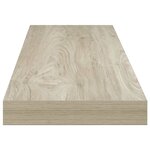 vidaXL Étagère murale flottante chêne 90x23 5x3 8 cm MDF
