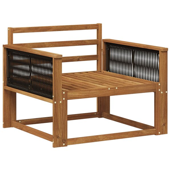 vidaXL Sofa de milieu extérieur Bois d'Acacia Massif Naturel