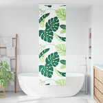 vidaXL Store enrouleur de douche avec cassette largeur du tissu 66 cm