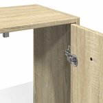 vidaXL Ensemble de meubles de salle de bain 2 Pièces chêne sonoma