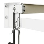vidaXL Auvent rétractable automatique crème 4 5x3 m