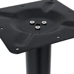 vidaXL Pied de table de bistro noir 76x76x72 cm fonte
