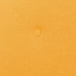 vidaXL Ensemble de canapés 3 Pièces Tissu Jaune