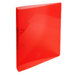 Classeur 2 anneaux 20 mm polypropylène Crystal colours - A4  couleurs aléatoires x 20 EXACOMPTA