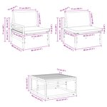 vidaXL Ensemble de canapé de jardin 9 Pièces Anthracite Acier & tissu