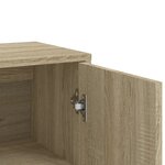 vidaXL Buffet chêne sonoma 60x31x84 cm bois d'ingénierie