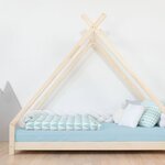 Lit tipi enfant TAHUKA 90 x 180 rouge brique
