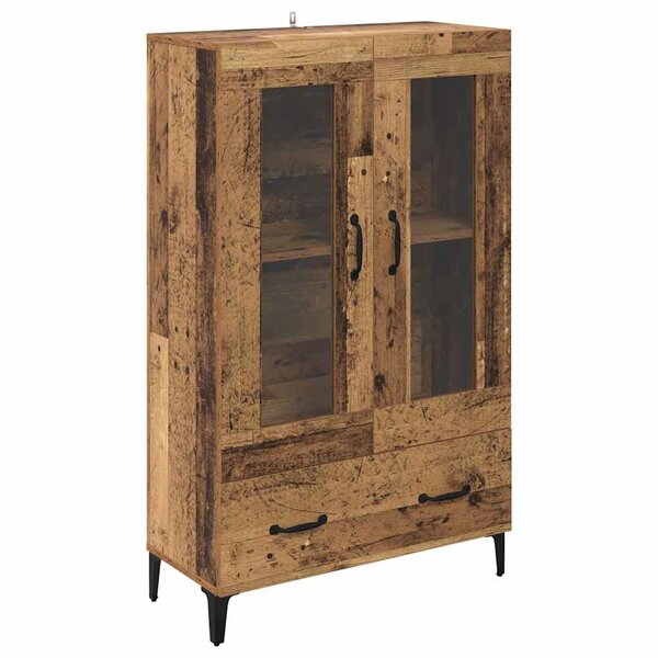 vidaXL Haut Armoire avec tiroir Bois Ancien 70 x 31 x 115 cm