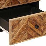 vidaXL Table de chevet 2 Pièces Marron 40 x 33 5 x 46 cm