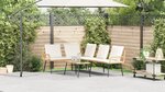 Canapé en L vidaXL Naturel 231x173x78 cm en Poly Rattan