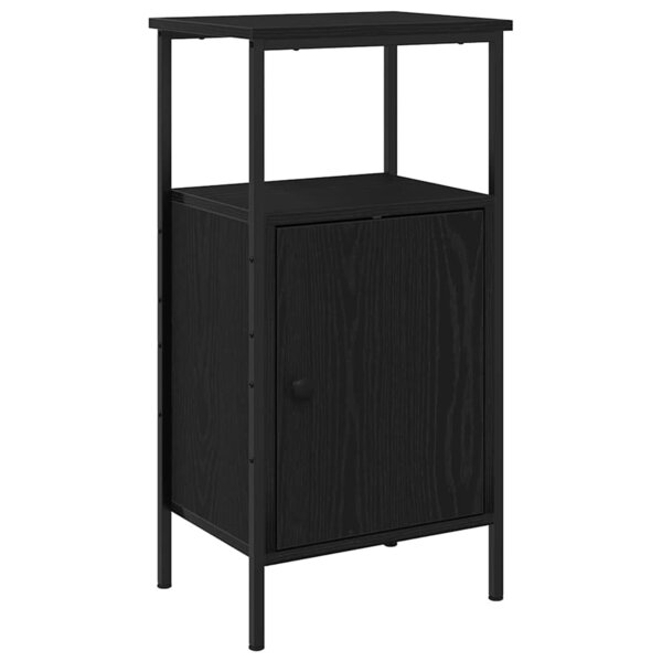 vidaXL Cabinet de chevet Chêne noir 41 x 31 x 80 cm Bois d'ingénierie