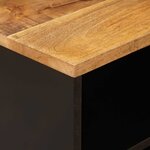 vidaXL Meuble TV Marron 80 x 33 x 46 cm Bois de mangue massif