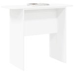 vidaXL Table console Blanc 93 x 40 x 75 cm Bois d'ingénierie