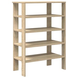 vidaXL Étagère à chaussures chêne sonoma 61x32x87 5 cm bois ingénierie