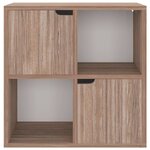 vidaXL Bibliothèque Chêne Sonoma gris 60x27 5x59 5cm Bois d’ingénierie