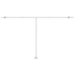 vidaXL Auvent automatique sur pied 500x300 cm Bleu/Blanc