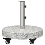 vidaXL Pied de parasol Gris 45 x 45 x 45 cm Granite