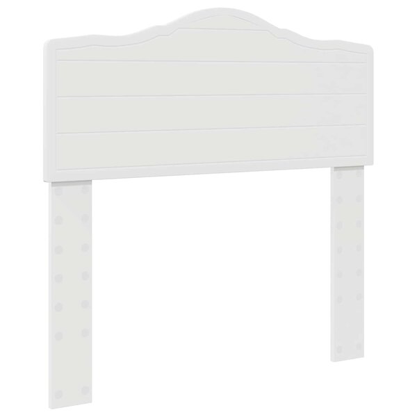 vidaXL Tête de lit Blanc 90 cm Bois d'ingénierie