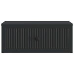 vidaXL Cabinet de chevet Noir 49 x 34 5 x 20 cm Bois d'ingénierie
