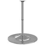 vidaXL Base de table de bar 55x90 cm acier chromé