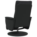 vidaXL Fauteuil de massage inclinable Noir 71 x 90 x 105 cm