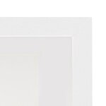 vidaXL Cadres photo 3D 3 Pièces Blanc 28x35 cm pour photos 4x(10x15 cm)