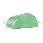 vidaXL Serre avec cadre en acier vert 36 m² 6x6x2 85 m