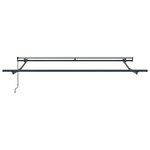 vidaXL Cadre de auvent Anthracite 3 x 2 5 m Métal