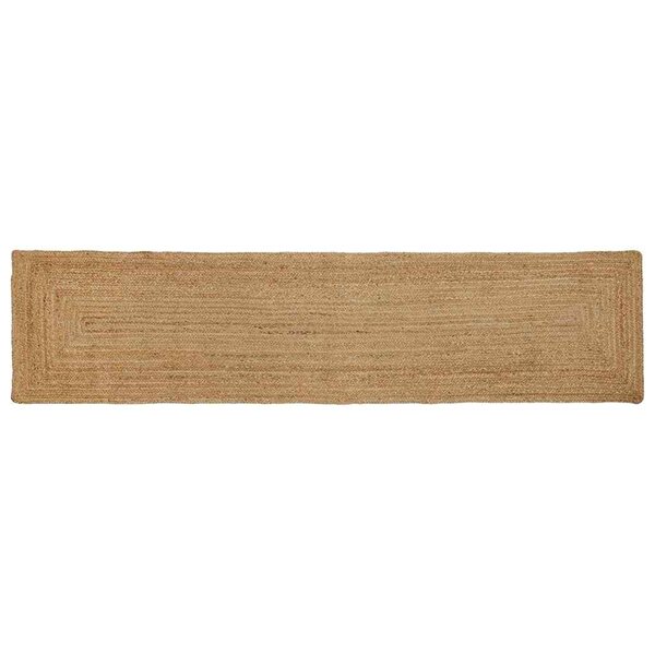 vidaXL Tapis Beige 60 x 400 cm Jute