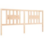 vidaXL Cadre de lit sans matelas 200x200 cm bois massif