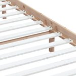 vidaXL Cadre de lit sans matelas bois massif 160x200 cm