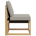 vidaXL Sofa de milieu extérieur Blanc
