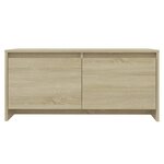 vidaXL Table basse chêne sonoma 90x50x41 5 cm bois d'ingénierie