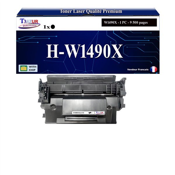 T3AZUR -Toner compatible avec HP W1490X (149X) pour HP LaserJet Pro 4002d  4002dn  4002dw
