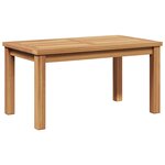 vidaXL Table basse Marron 70 x 40 x 36 cm Bois de teck solide