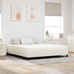 vidaXL Matelas à ressorts ensachés Crème 180x200x20 cm Medium Ferme Tissu
