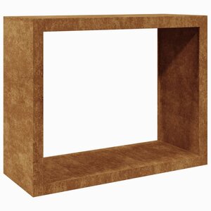 VidaXL Étagère à bois 100x40x80 cm acier résistant aux intempéries